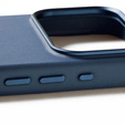 Etui Mujjo Skórzane do iPhone 17 Pro Max, MagSafe, niebieskie
