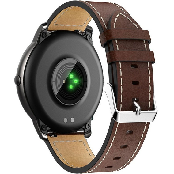 Skórzany Pasek do Huawei Watch 4 Pro, Kawowy