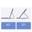 Etui z klawiaturą do iPad Pro 13" 2024 (7 gen.), Dux Ducis TouchPad Leather Pen Slot, czarne