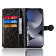 Etui z klapką do Xiaomi Redmi Note 15 5G / Poco M8 5G, Wallet Rhombus, czarne