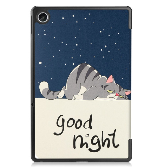 Etui do Lenovo Tab M10 Plus 10.6 Gen 3 TB-125F TB-128F, Smartcase, sleeping cat