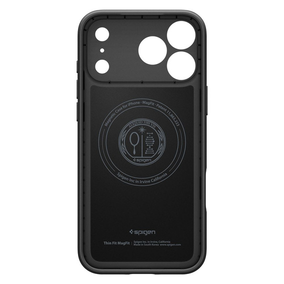 Etui Spigen do iPhone 17 Pro, Thin Fit Mag MagSafe, Black