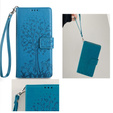 Etui z klapką do Samsung Galaxy M15 5G, Tree, niebieskie