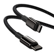Baseus kabel Tungsten USB‑C→USB‑C 1 m 100 W - Czarny