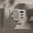 Forever Ładowarka Sieciowa 65W GaN 2x USB-C 1x USB-A, biała