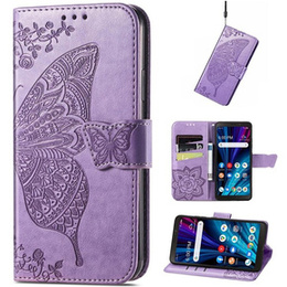 Etui z klapką do OnePlus Nord 4, Butterfly, fioletowe