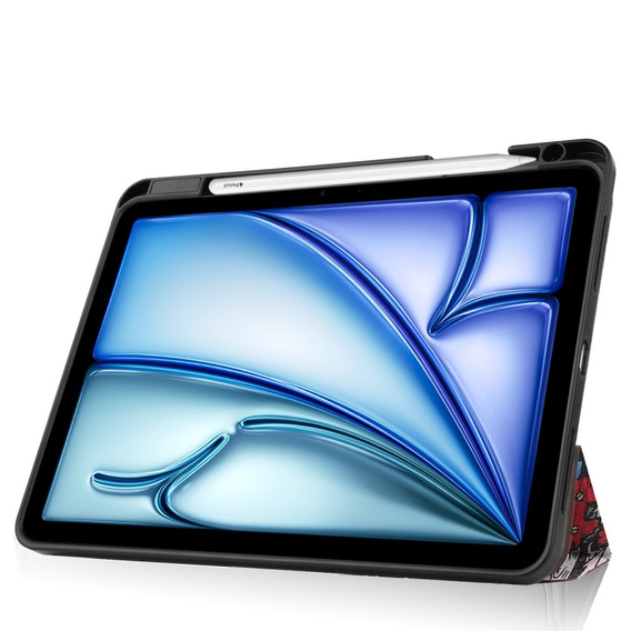 Etui do iPad Air 11" 2025/2024 (7/6 gen.), Smartcase, graffiti
