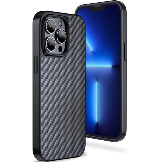 Etui do iPhone 13 Pro Max, karbonowe kevlar