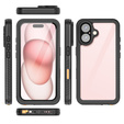 Etui Wodoodporne IP68 do iPhone 16, czarne