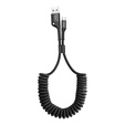 BASEUS Fish Eye Spring Kabel Type-C 2A 1M - Black