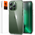 Etui Spigen do iPhone 13 Pro, Liquid Crystal, przezroczyste + szkło