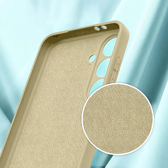 Etui do Samsung Galaxy A56 5G, Silicone Lite, beżowe