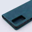 Etui do Xiaomi Redmi Note 12S, ERBORD Vintage portfel z klapką, niebieskie