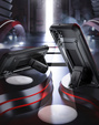 Etui Supcase do Samsung Galaxy S22, Unicorn Beetle Pro, czarne + klips do paska