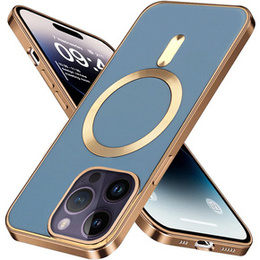 Etui Magnetyczne do Magsafe do iPhone 12 Pro Max, Niebieskie