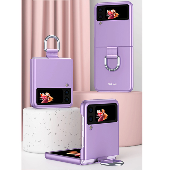 Etui Ring Holder do Samsung Galaxy Z Flip4 5G, Purple