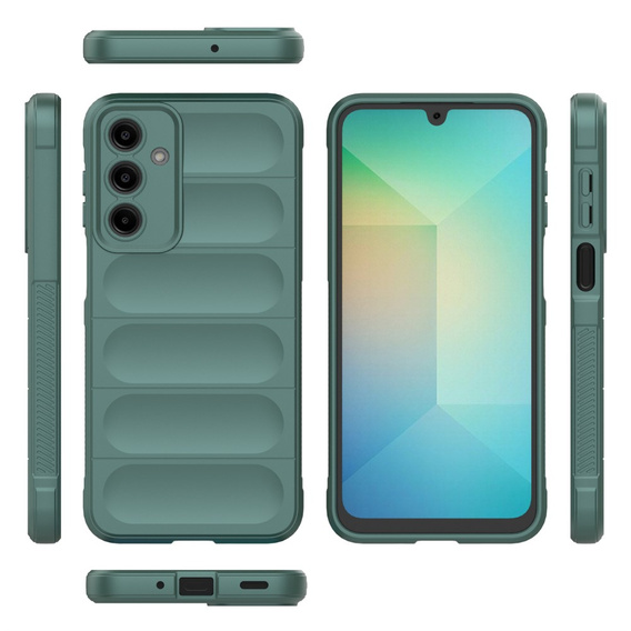 Etui do Samsung Galaxy A36 5G, Gaming Shockproof, zielone