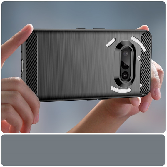 Etui do Nothing Phone 3A, Carbon, czarne