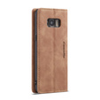Etui CASEME do Samsung Galaxy S8, Leather Wallet Case, brązowe