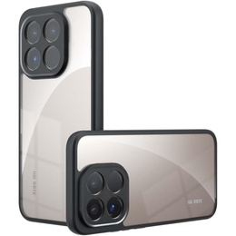 Etui do Xiaomi 15T, Fusion Hybrid, przezroczyste z czarną ramką