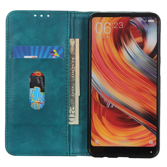 Etui do Motorola Moto G24 / G24 Power / G04, Wallet Litchi Leather, niebieskie