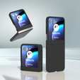 Etui do Motorola Razr 50 5G / Razr 60 5G, PC Case, czarne