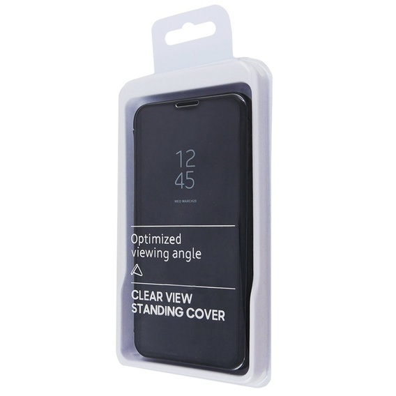 Etui do Huawei Y6P, Clear View, czarne