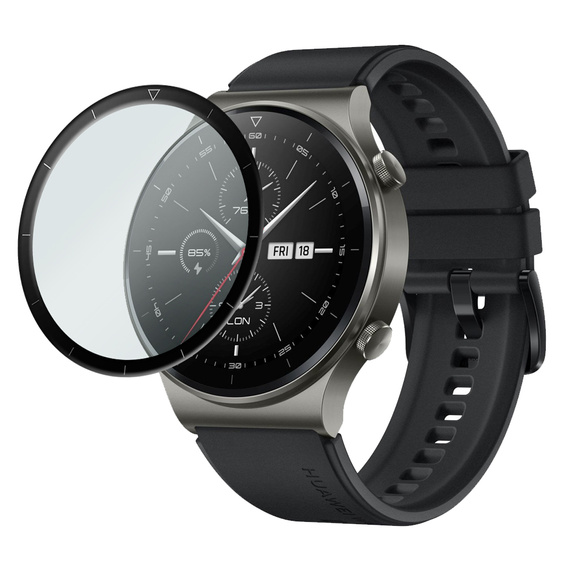 2x Szkło Hybrydowe ERBORD do Huawei Watch GT 2 Pro