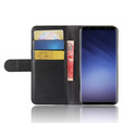 Etui z klapką do Samsung Galaxy S9, Leather Flexi Book, czarne