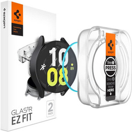 Szkło Hartowane Spigen do Samsung Galaxy Watch 6 44mm, Glas.TR "EZ FIT", Clear (2 sztuki)
