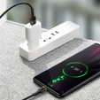 Baseus kabel Cafule HW QC 1 m 40 W USB-A na USB-C - Szaro-Czarny