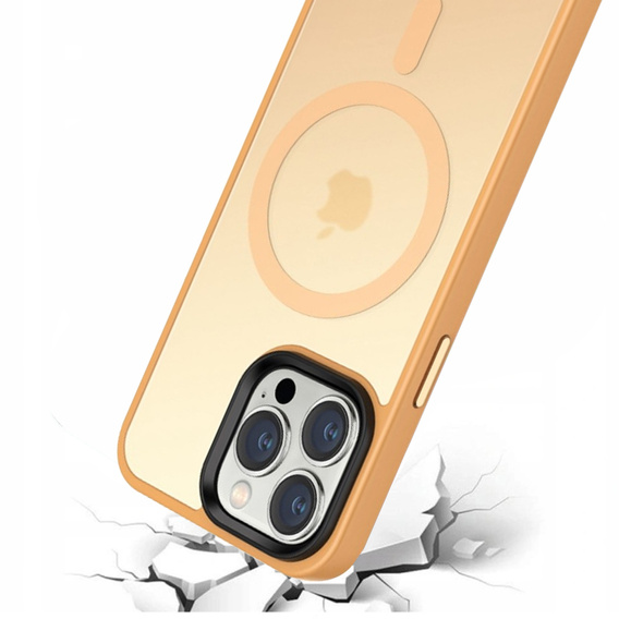 Etui do iPhone 14 Pro, Simple MagSafe, pomarańczowe