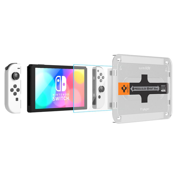 SPIGEN 2x Szkło Hartowane do Nintendo Switch OLED, Glas.TR EZ Fit