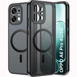 Etui do Oppo A6 Pro 5G, do MagSafe, ERBORD Matt Case, czarny