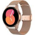 Bransoleta + Etui z Osłoną na Ekran do Samsung Galaxy Watch 5 44mm, Różowe złoto