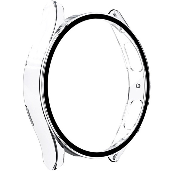 2w1 Etui + Szkło Hartowane do Samsung Galaxy Watch 5 40mm, Przezroczyste