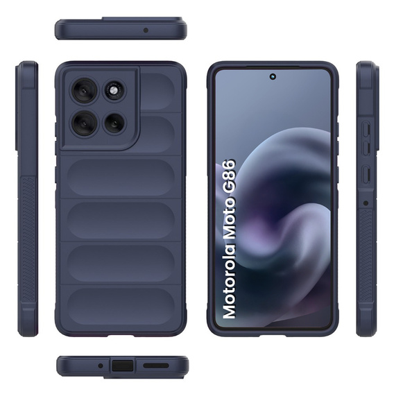 Etui do Motorola Moto G86 Power 5G, Gaming Shockproof, granatowe