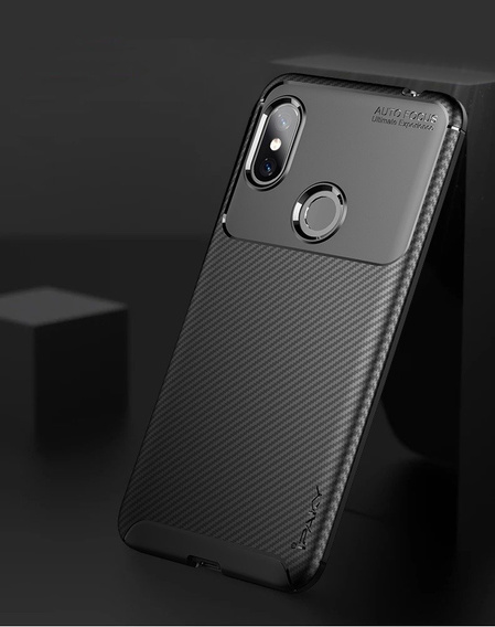 Etui do Xiaomi Redmi Note 6 Pro, Carbon Gel, czarne