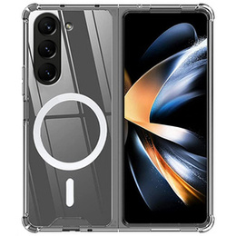 Etui do Samsung Galaxy Z Fold5 5G do MagSafe, Dropproof magnetyczne przezroczyste