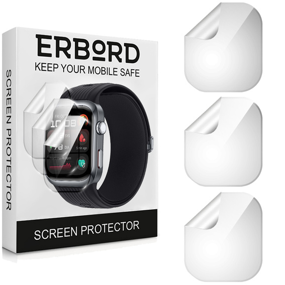 3x Folia Hydrożelowa ERBORD do Huawei Watch D2