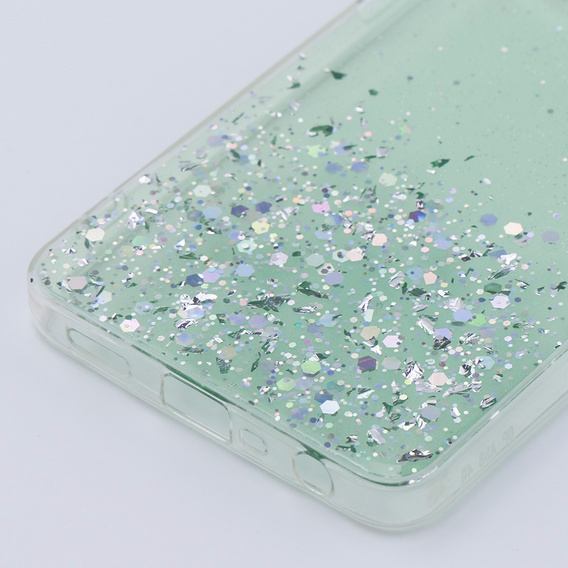 Etui do Oppo A58 4G, Glittery, zielone