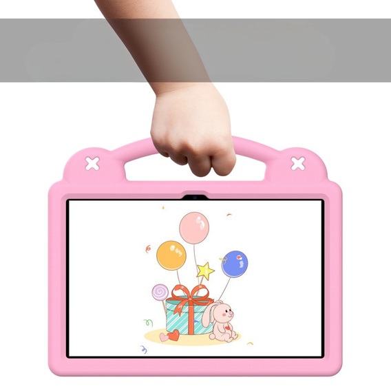 Etui do T Tablet 5G, Cute Patterns, z podstawką, Różowe