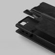 Etui z klapką NILLKIN do Samsung Galaxy Z Fold7, CamShield Qin Pro, skórzane z rysikiem, czarne