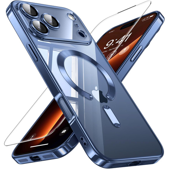 Etui do iPhone 17 Pro Max Electro MagSafe – niebieskie