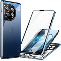 Etui do OnePlus 13, Magnetic Dual Glass, niebieskie