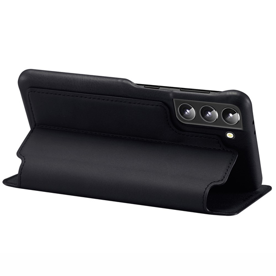 Etui z klapką do Samsung Galaxy S22+ Plus 5G, LC.IMEEKE, czarne