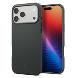 Etui Spigen do iPhone 17 Pro Max, Silicone Fit Mag MagSafe, Abyss Green