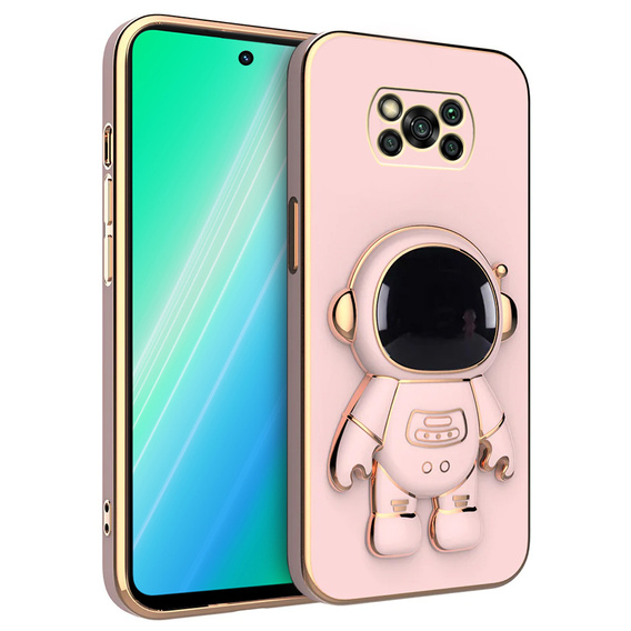 Etui do Xiaomi Poco X3 NFC / X3 Pro, Astronaut, różowe rose gold