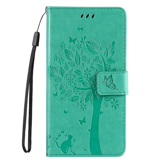 Etui z klapką do Xiaomi 13T / 13T Pro, Butterfly, zielone