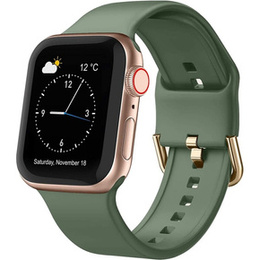 Pasek Silikonowy do Apple Watch 1/2/3/4/5/6/7/8/9/10/11/SE Ultra 1/2/3 42/44/45/46/49mm, Zielony